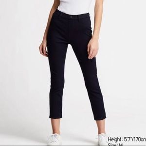 Uniqlo Ultrastretch Cropped Black Jean Leggings